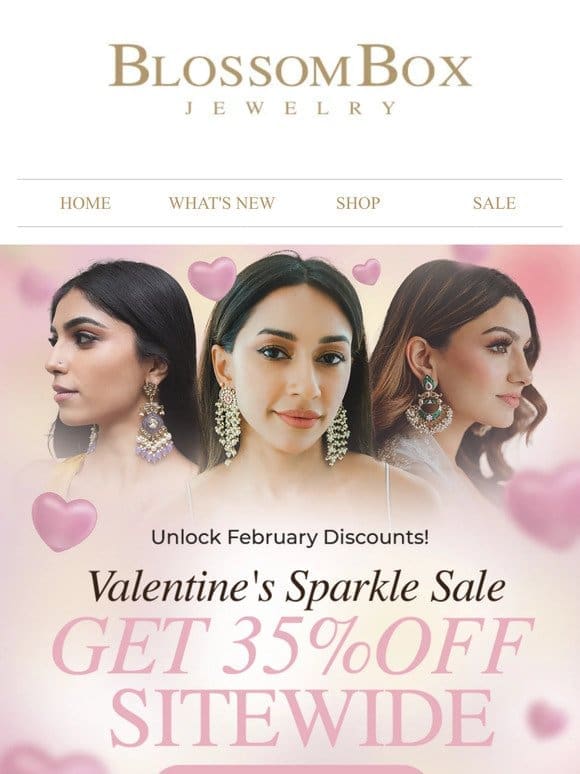 Flat 35% Off for a Heartfelt Valentine’s Day!