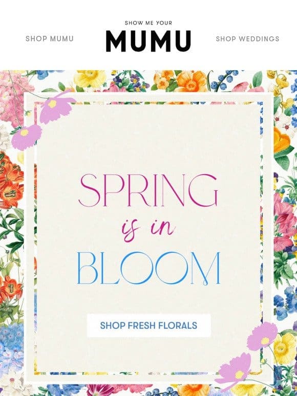 Florals for Spring….Groundbreaking
