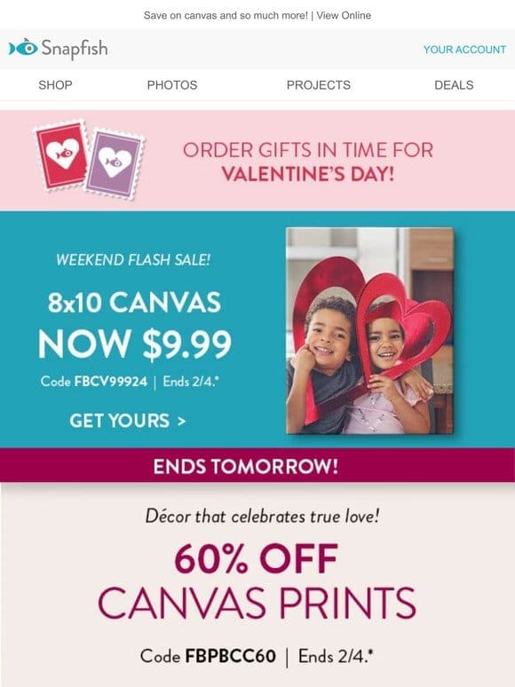 Follow your heart to 60% OFF