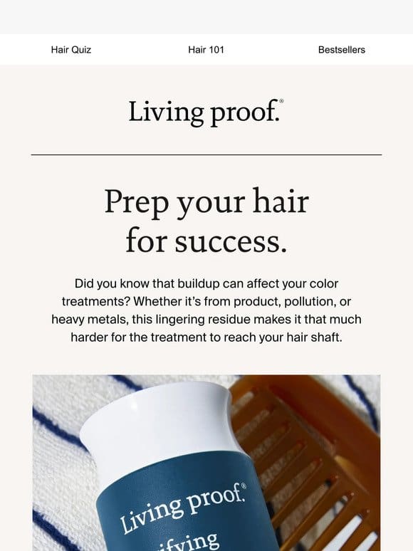 For better results in the salon.