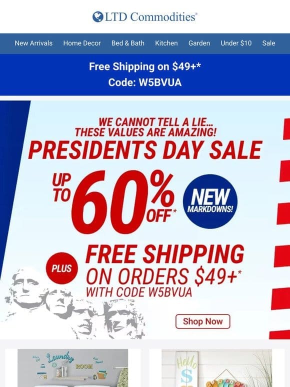 Four Score & Save More: Deals Up to 60% Off!