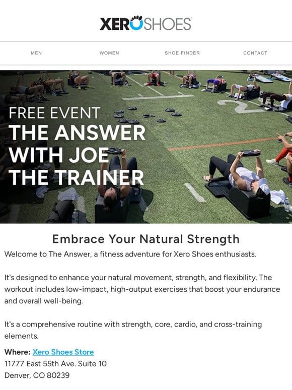 Free Event – Discover Your Natural Strength