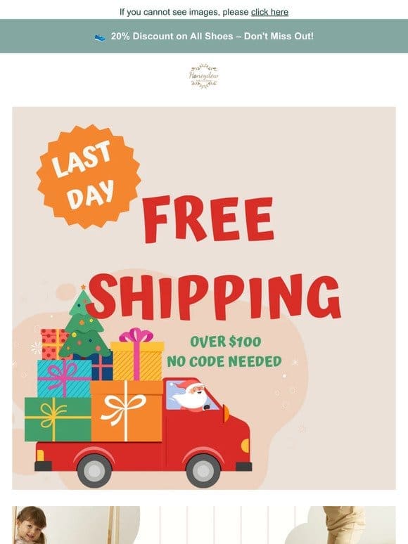 Free Shipping Ends Today!