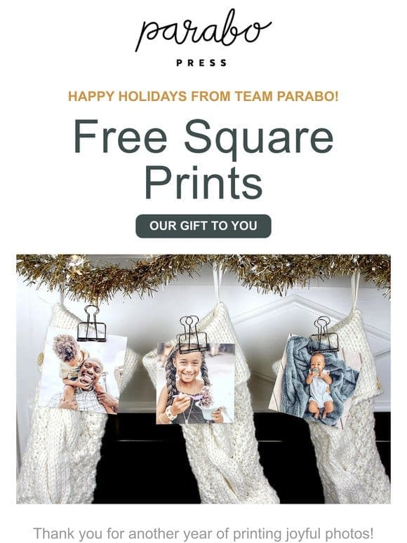 Free Squares from Team Parabo!