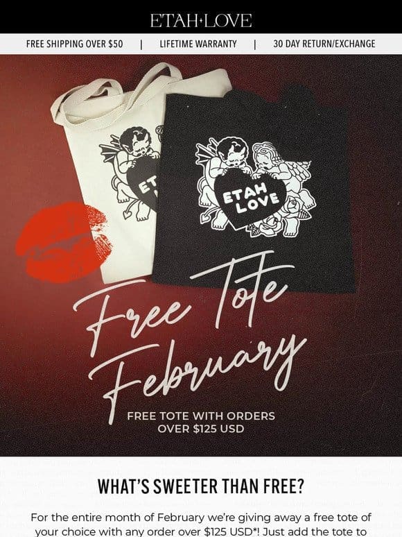 Free Tote February