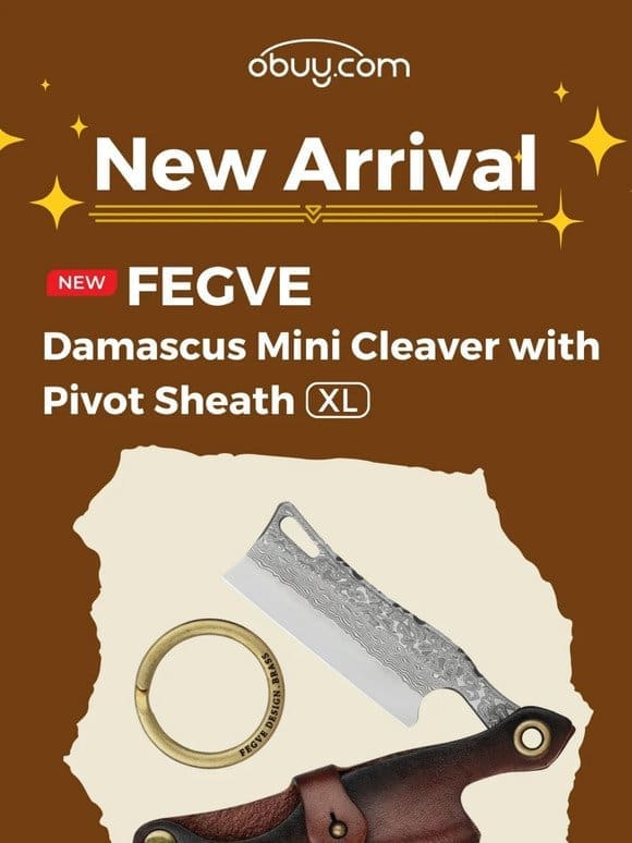 Fresh Addition: New Size of FEGVE Mini Cleaver