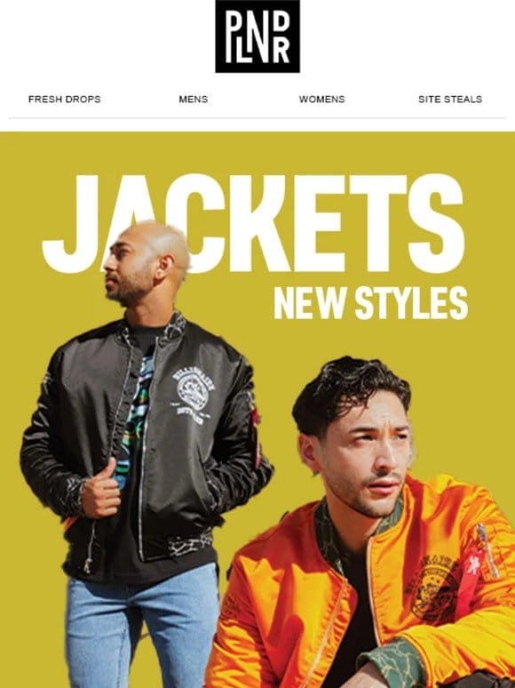 Fresh New Jackets Available!