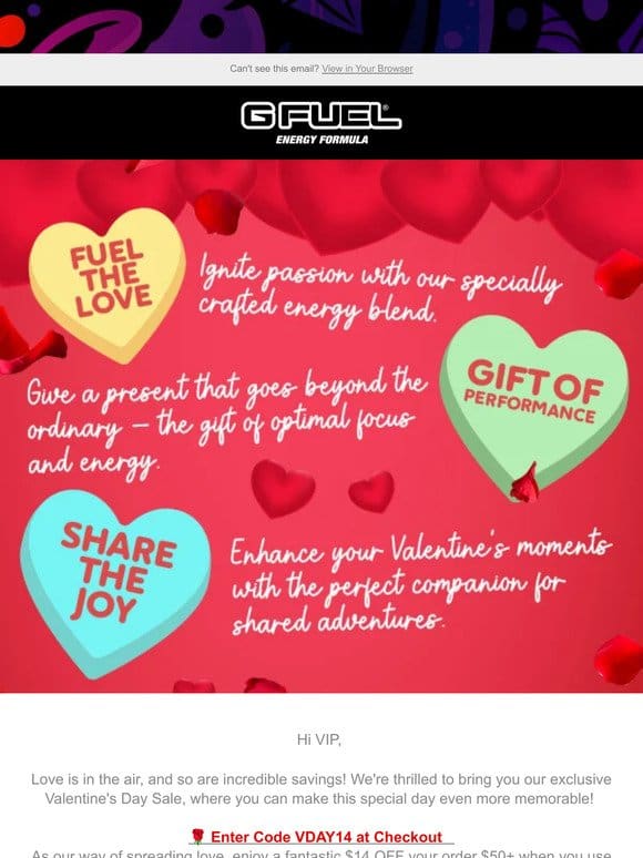 Fuel love this Valentine’s Day ❤️