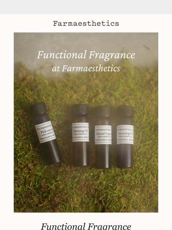 Functional Fragrances at Farmaesthetics ✨