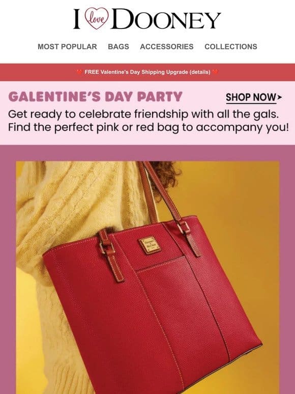 Galentine’s Day Ready Bags & Accessories! ����