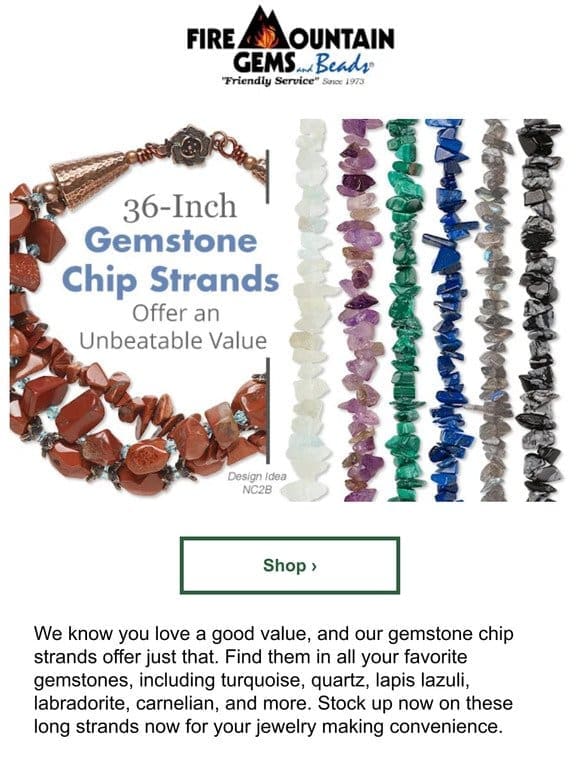 Gemstone Chip BEAD Strands Are Perfect for Jewelry Production