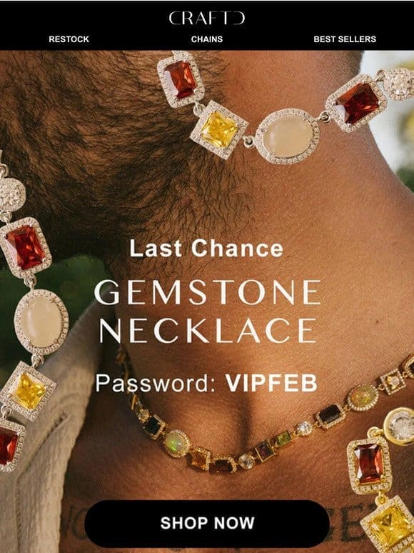 Gemstones Back in Stock!   (Password Inside)