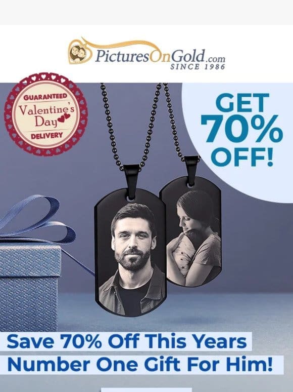 Get 70% Off This Years Number One Gift for Him!