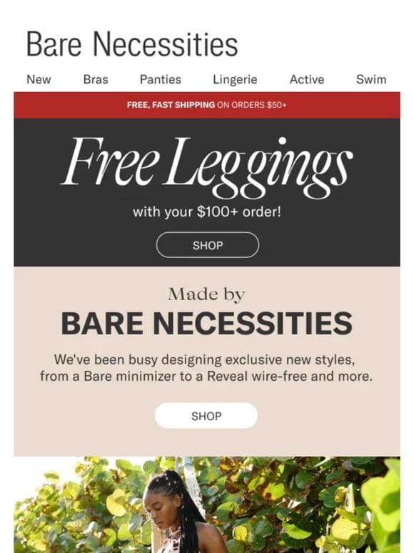Get A FREE Pair Of Bare Leggings On Any $100+ Order