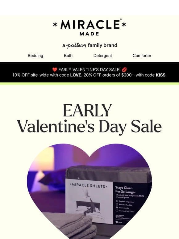 Get Ready for Valentine’s! Enjoy up to 20% off
