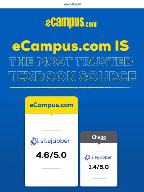 Get Your Textbooks From the Most Trusted Source
