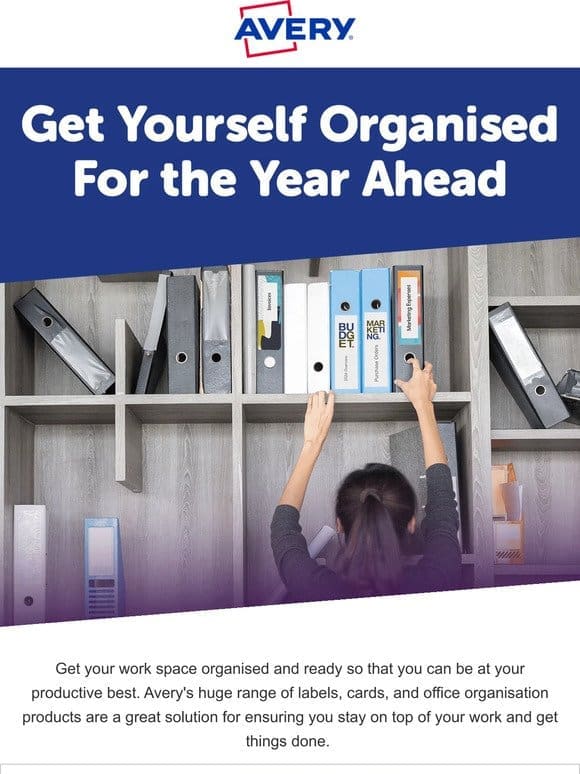 Get Yourself Organised For The Year Ahead