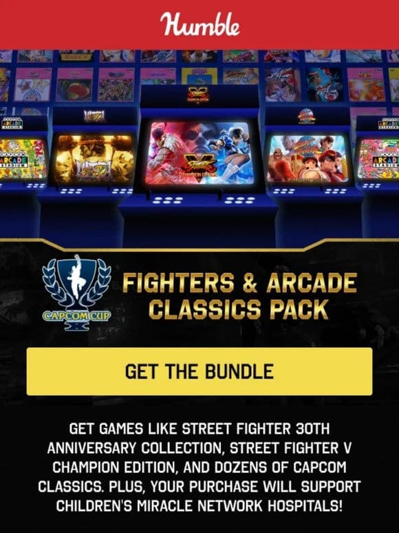 Get ready for this massive Capcom bundle of 70+ fighters & arcade classics