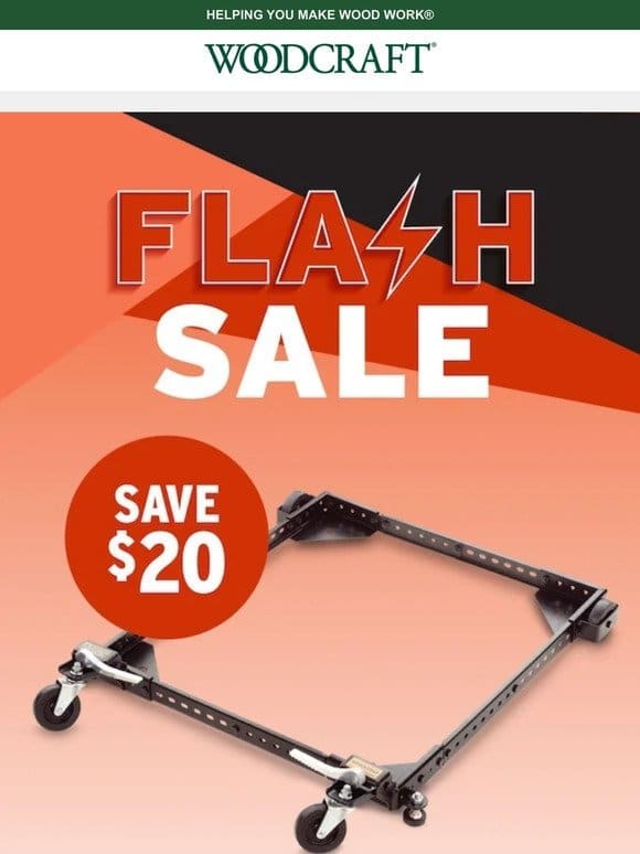 Get the Most Out of Your Shop’s Space — Today’s Flash Deal to the Rescue!