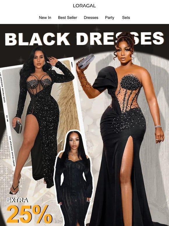 Get the Perfect Black Dresses here