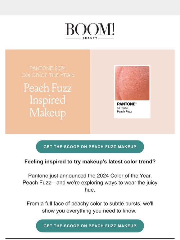 Get the look: peach perfection