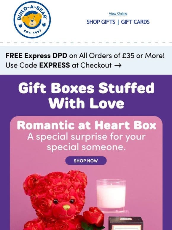 Gift Boxes Stuffed With Love!