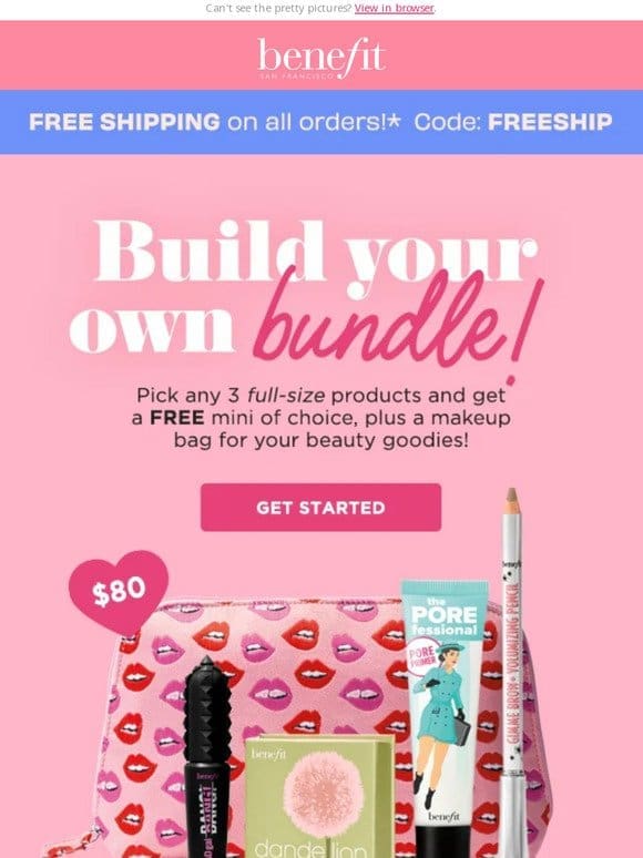 Gift a custom bundle for V-Day