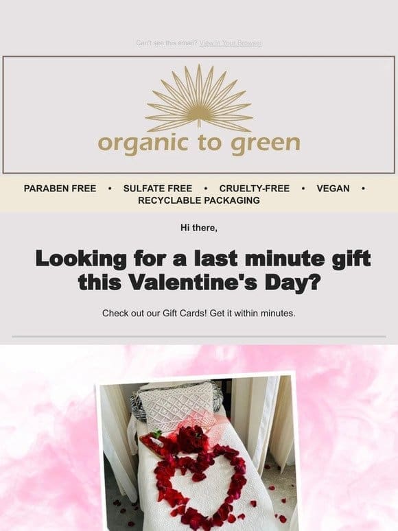 Give Love this Valentine’s with an OTG or SPA Gift Card