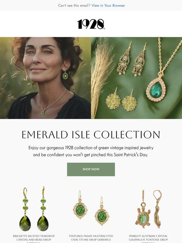 Go Green with Our Emerald Isle Collection