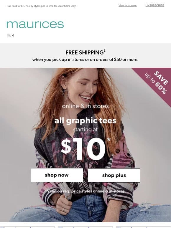 Graphic tees from $10? LOVE IT