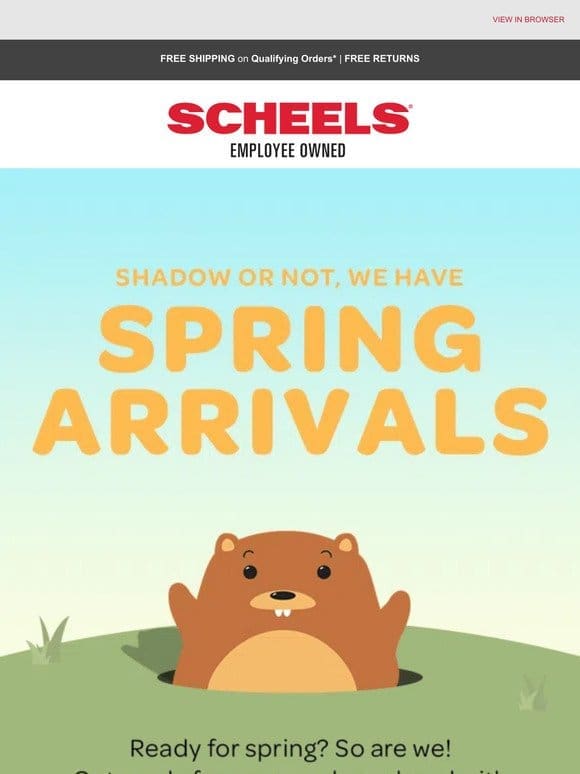 Groundhog Verdict: Spring Arrivals are a Hit!