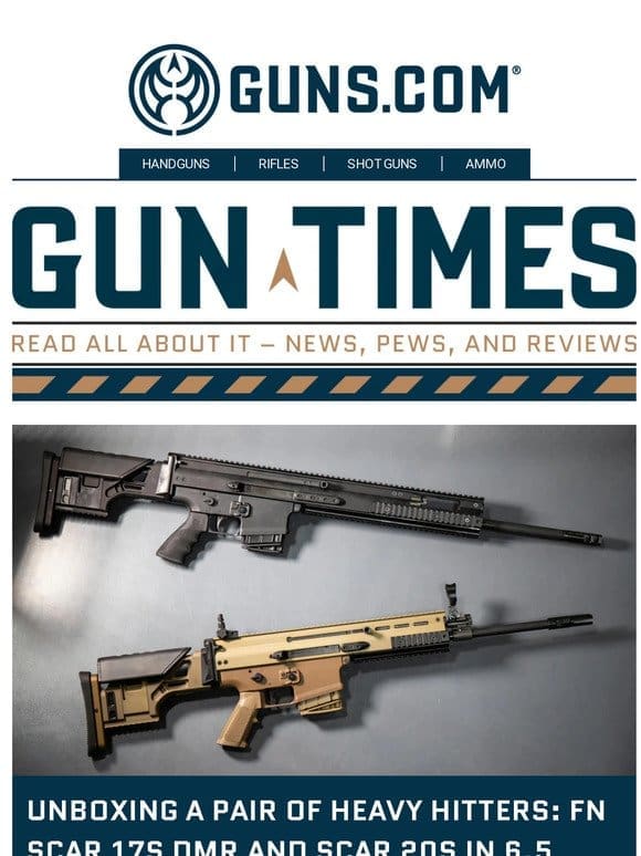 Gun Times – Unboxing A Pair Of Heavy Hitters