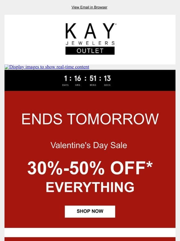 HURRY for 30-50% OFF EVERYTHING