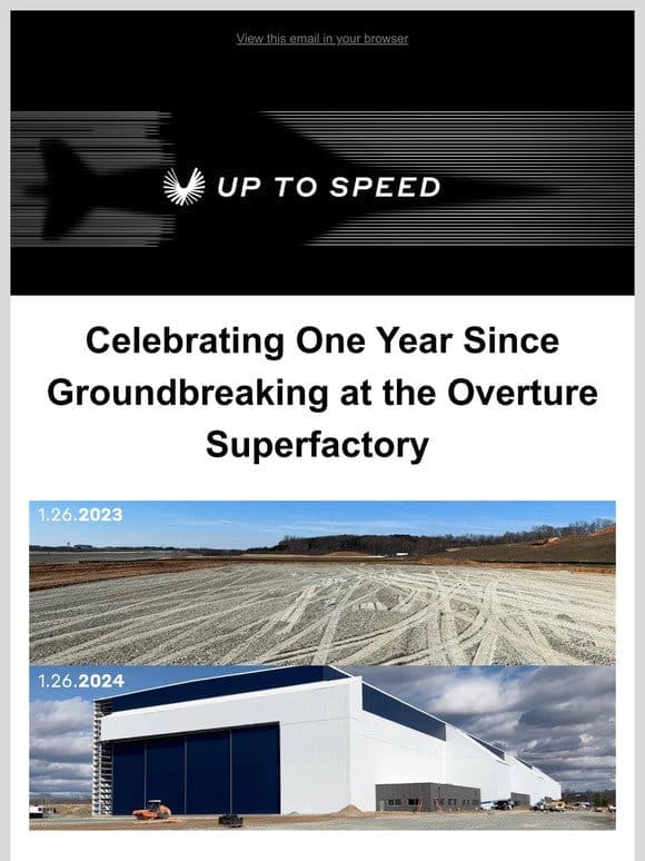 Happy One Year from the Overture Superfactory and more