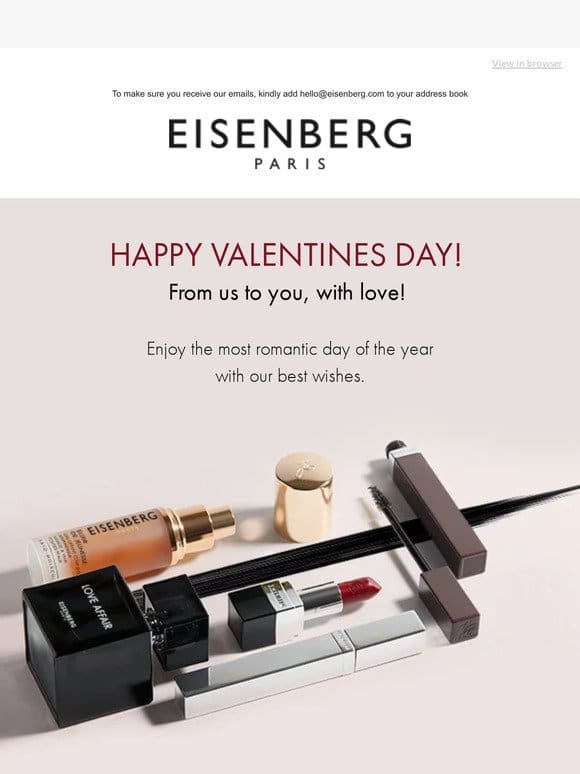 Happy Valentine’s Day from Eisenberg Paris