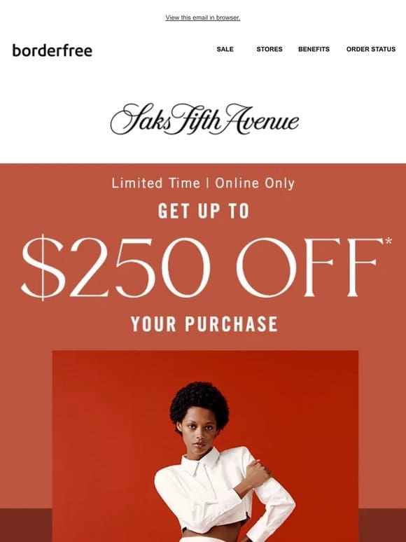Here’s up to $300 off your purchase