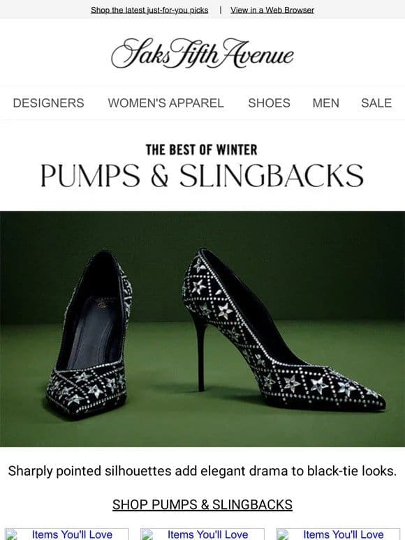 Here’s what’s new in pumps & slingbacks