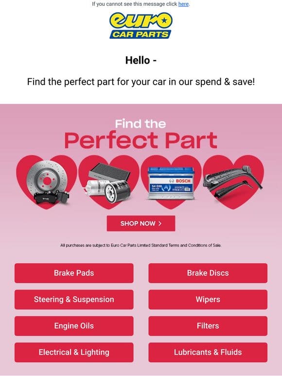 Hey — Find Your Perfect Part With Our Spend & Save!