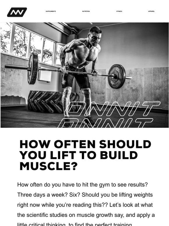 How Often Should You Lift To Build Muscle?