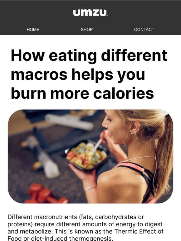How eating different macros helps you burn more calories