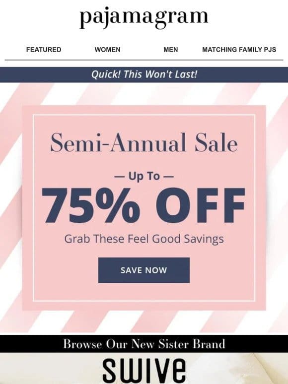 Hurray! 75% OFF Starts Now