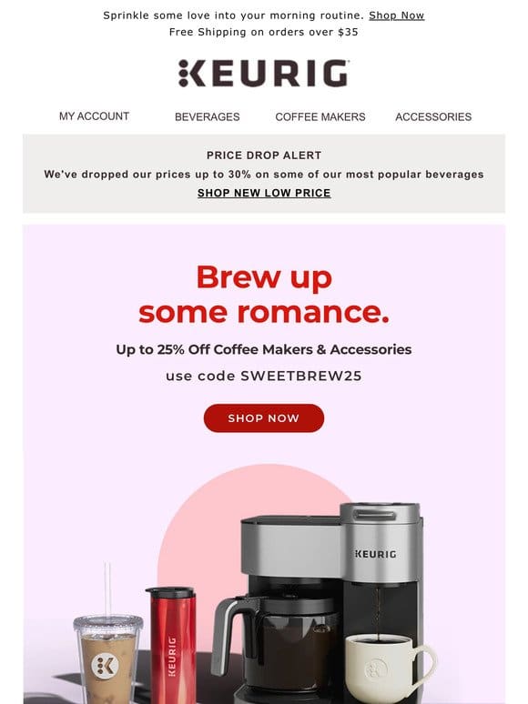 Hurry! Valentine’s Day Savings on Coffee Essentials – Up to 25% Off!