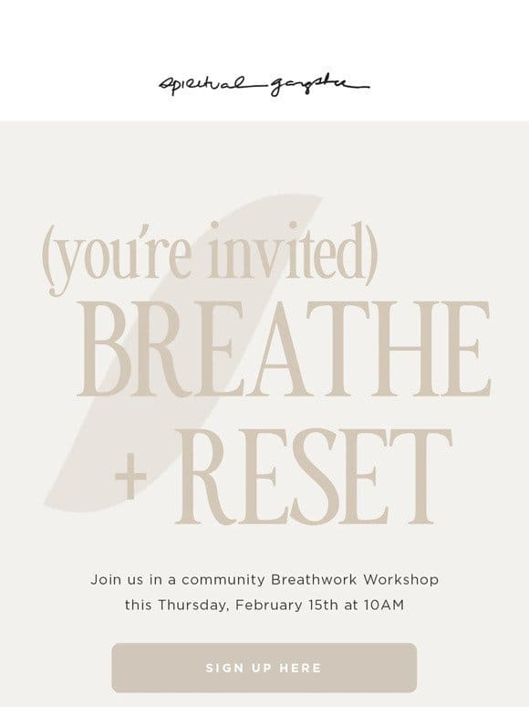 INVITE! Breathwork Workshop