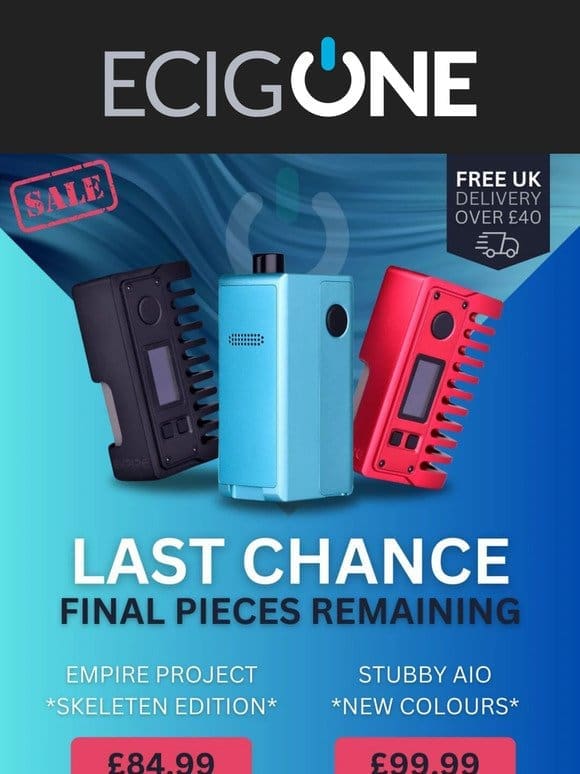 ITS YOUR LAST CHANCE…