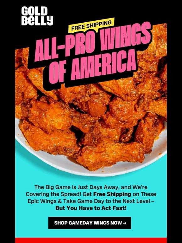 Iconic Wings of America – FREE SHIPPING!