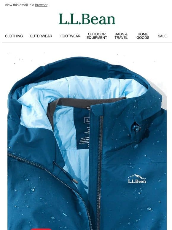 Ideal Jacket: Light. Warm. Waterproof.