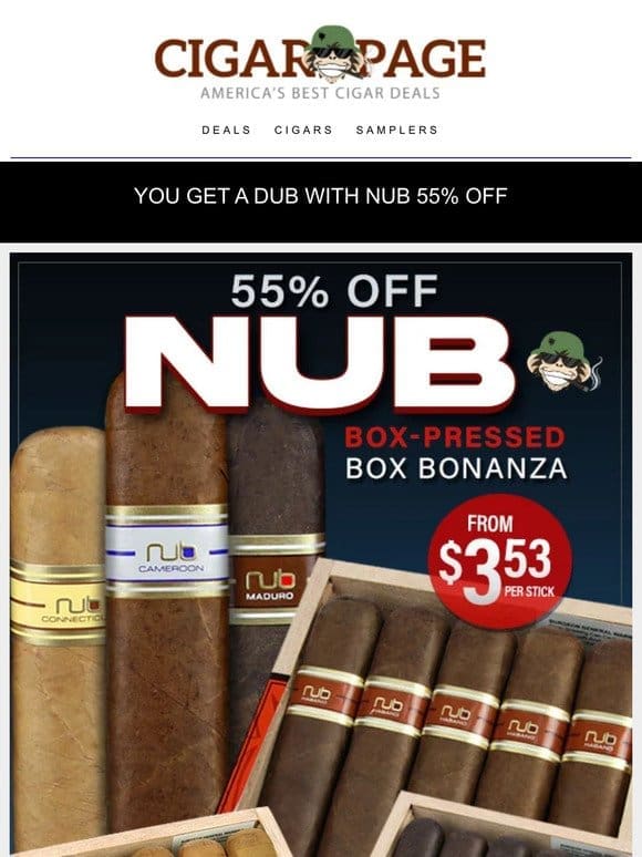 I’m Nubbin’ it. Box blowout $35 start