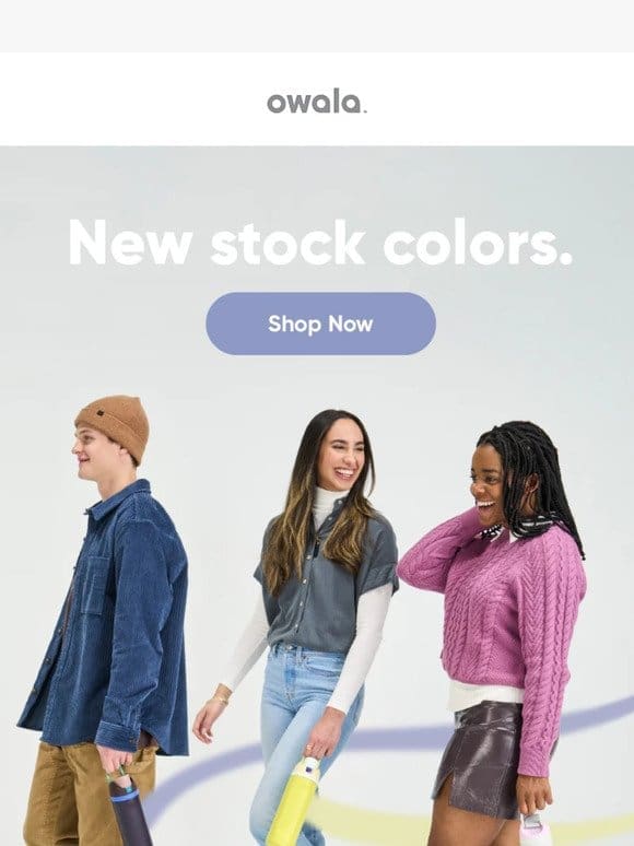 Incoming: stock colors