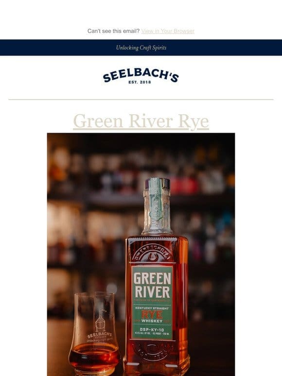Introducing Green River Rye