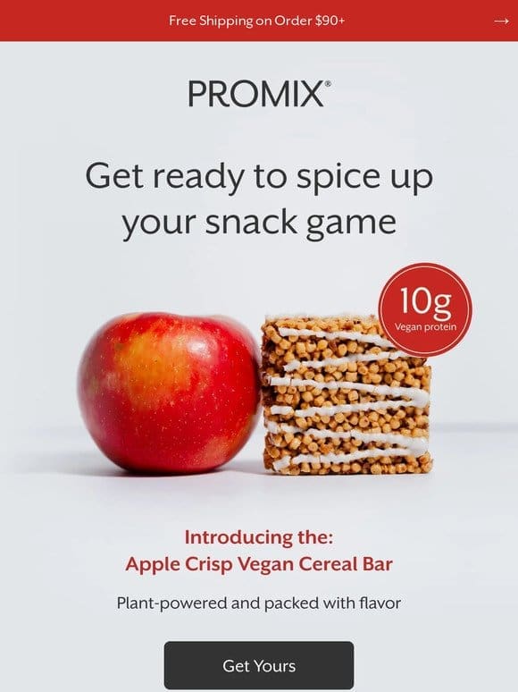 Introducing: The Apple Crisp Vegan Cereal Bar